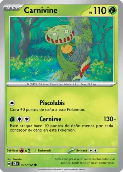 Carnivine #007/142 · Pokémon