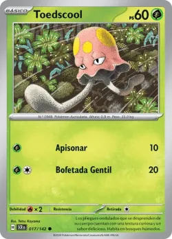 Toedscool #017/142 · Pokémon