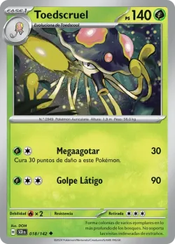Toedscruel #018/142 · Pokémon