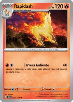 Rapidash #020/142 · Pokémon