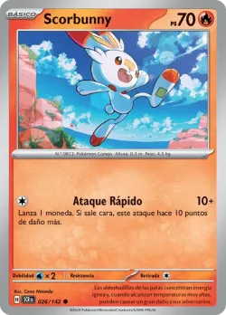 Scorbunny #026/142 · Pokémon