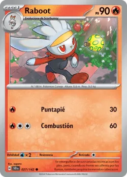 Raboot #027/142 · Pokémon
