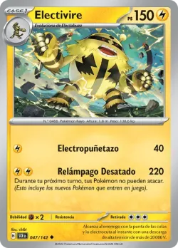 Electivire #047/142 · Pokémon