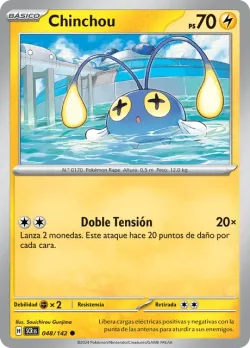 Chinchou #048/142 · Pokémon