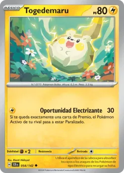 Togedemaru #054/142 · Pokémon