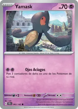 Yamask #062/142 · Pokémon