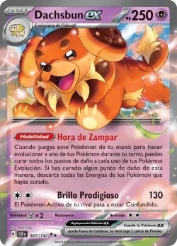 Dachsbun ex #067/142 · Pokémon