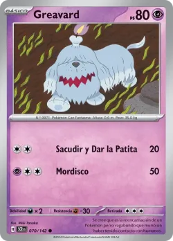 Greavard #070/142 · Pokémon