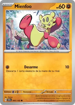 Mienfoo #083/142 · Pokémon
