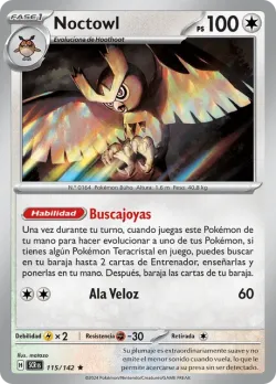 Noctowl #115/142 · Pokémon