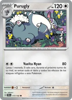 Purugly #117/142 · Pokémon
