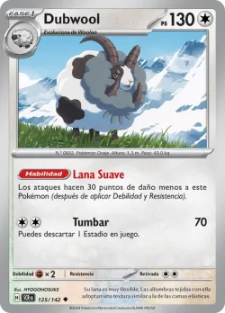 Dubwool #125/142 · Pokémon