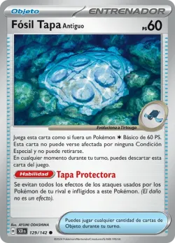 Antique Cover Fossil #129/142 · Pokémon