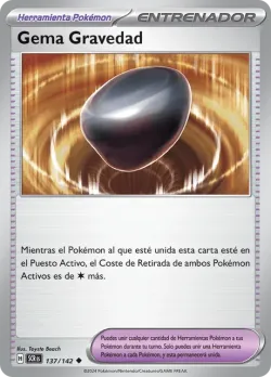 Gravity Gemstone #137/142 · Pokémon