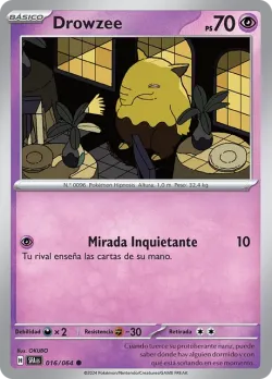 Drowzee #016/064 · Pokémon