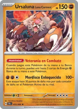 Bloodmoon Ursaluna #025/064 · Pokémon