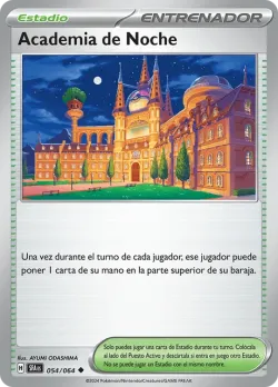 Academy at Night #054/064 · Pokémon