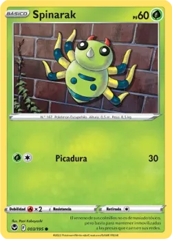Spinarak #003/195 · Pokémon
