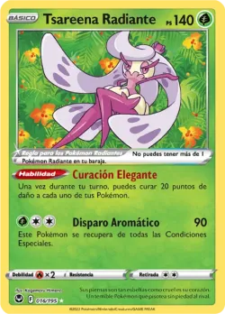 Radiant Tsareena #016/195 · Pokémon