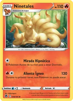 Ninetales #018/195 · Pokémon