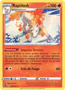 Rapidash #022/195 · Pokémon