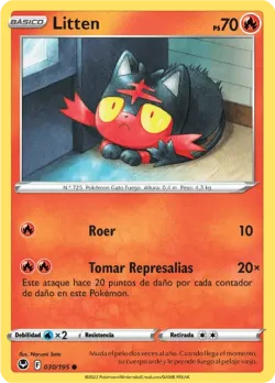 Litten #030/195 · Pokémon
