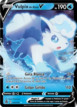 Alolan Vulpix V #033/195 · Pokémon