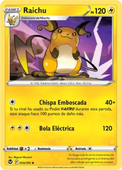 Raichu #050/195 · Pokémon