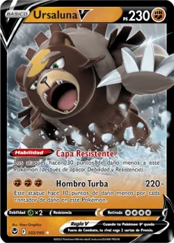 Ursaluna V #102/195 · Pokémon