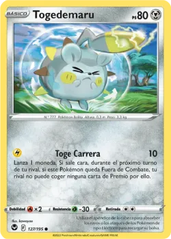 Togedemaru #127/195 · Pokémon