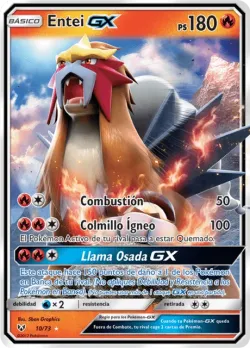 Entei-GX #10/73 · Pokémon