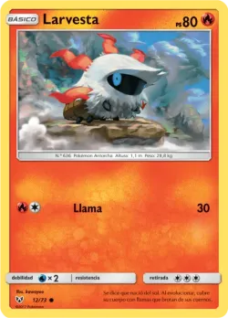 Larvesta #12/73 · Pokémon