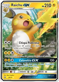 Raichu-GX #29/73 · Pokémon