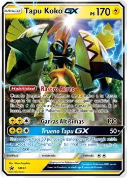 Tapu Koko-GX 「SMP 033」 · Pokémon