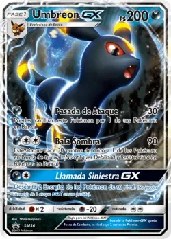 Umbreon-GX 「SMP 036」 · Pokémon