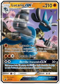 Lucario-GX 「SMP 100」 · Pokémon