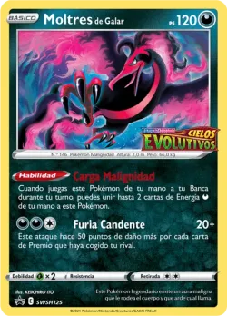Moltres de Galar 「SP 125」 · Pokémon