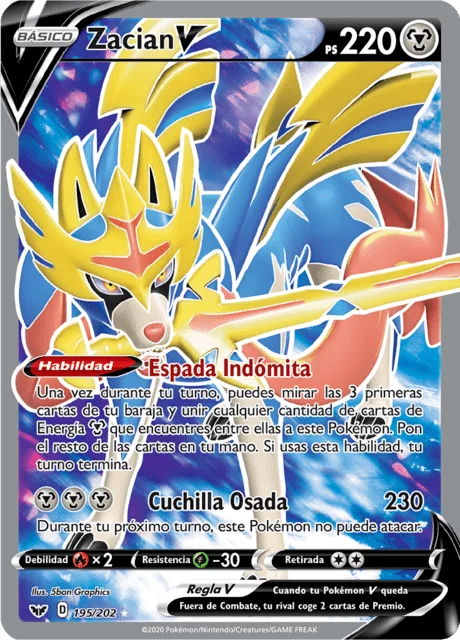 Zacian V 「SSH 195」「ES」