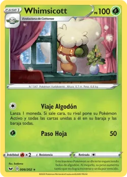 Whimsicott #006/202 · Pokémon