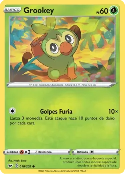 Grookey #010/202 · Pokémon