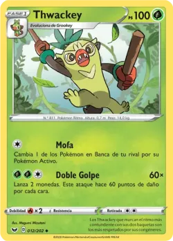 Thwackey #012/202 · Pokémon