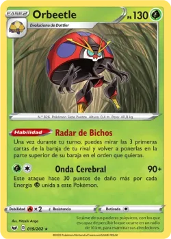 Orbeetle #019/202 · Pokémon