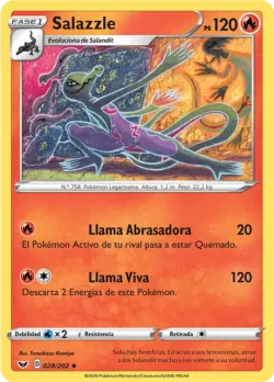 Salazzle #028/202 · Pokémon