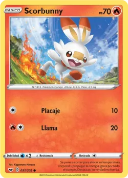 Scorbunny #031/202 · Pokémon