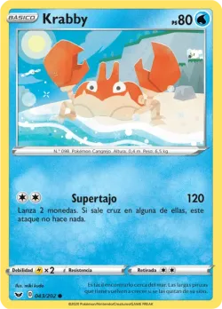 Krabby #043/202 · Pokémon