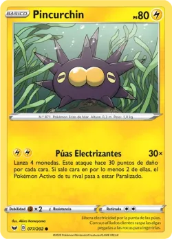 Pincurchin #077/202 · Pokémon