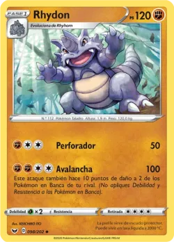 Rhydon #098/202 · Pokémon