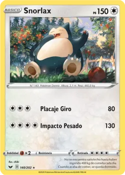 Snorlax #140/202 · Pokémon