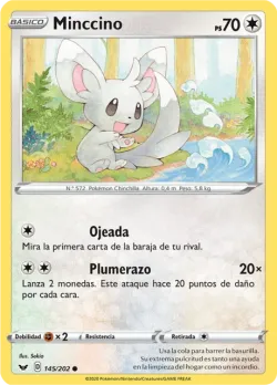 Minccino #145/202 · Pokémon