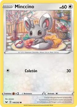 Minccino #146/202 · Pokémon